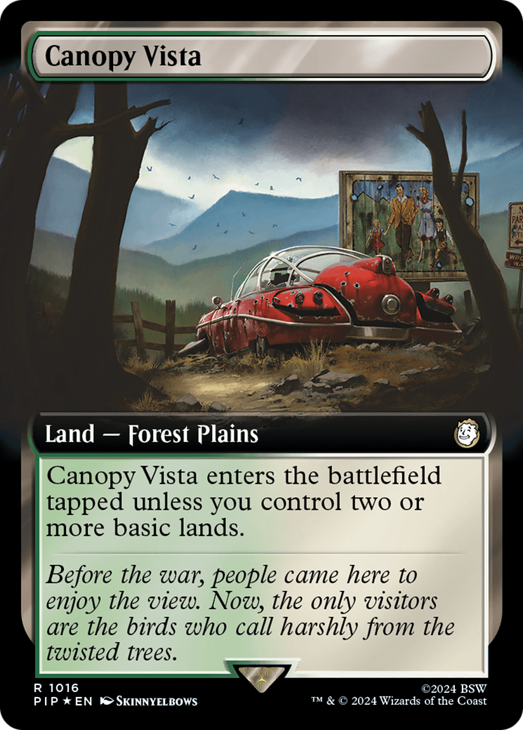 Canopy Vista (Extended Art) (Surge Foil) [Fallout] - Magic: The Gathering - Card Brawlers | Quebec | Canada |