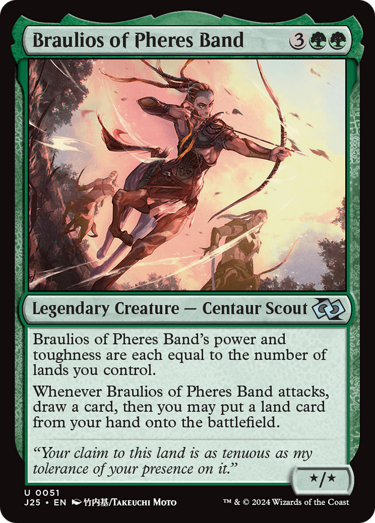 Braulios of Pheres Band (Anime) [Foundations Jumpstart] - Magic: The Gathering - Card Brawlers | Quebec | Canada |