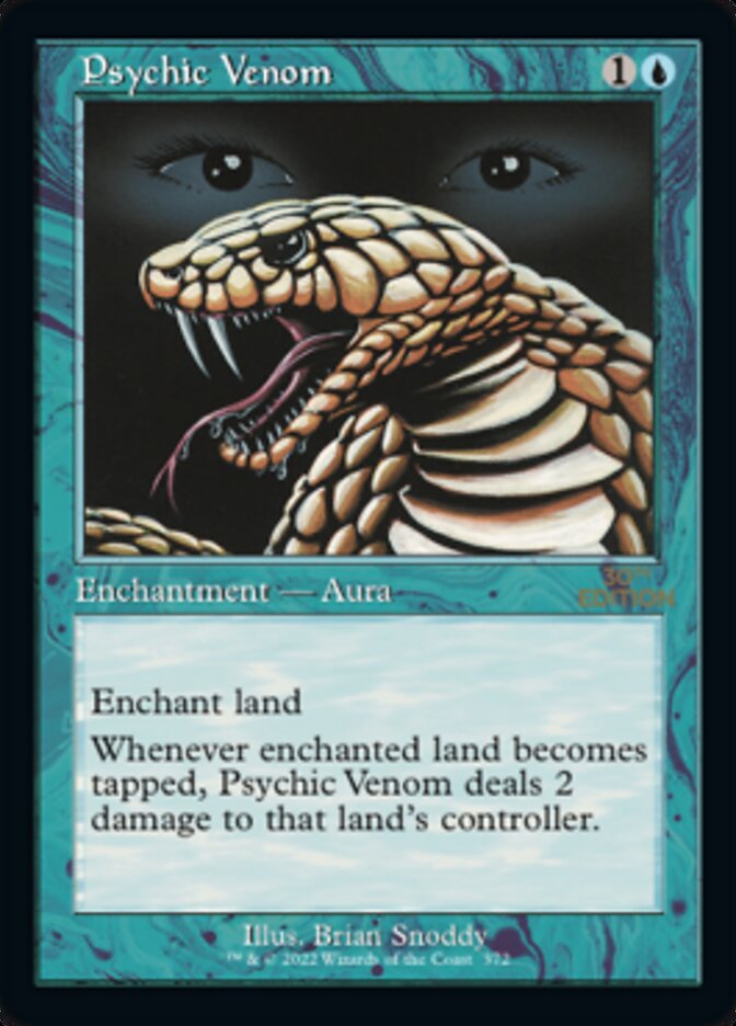 Psychic Venom (Retro) [30th Anniversary Edition] - Magic: The Gathering - Card Brawlers | Quebec | Canada |