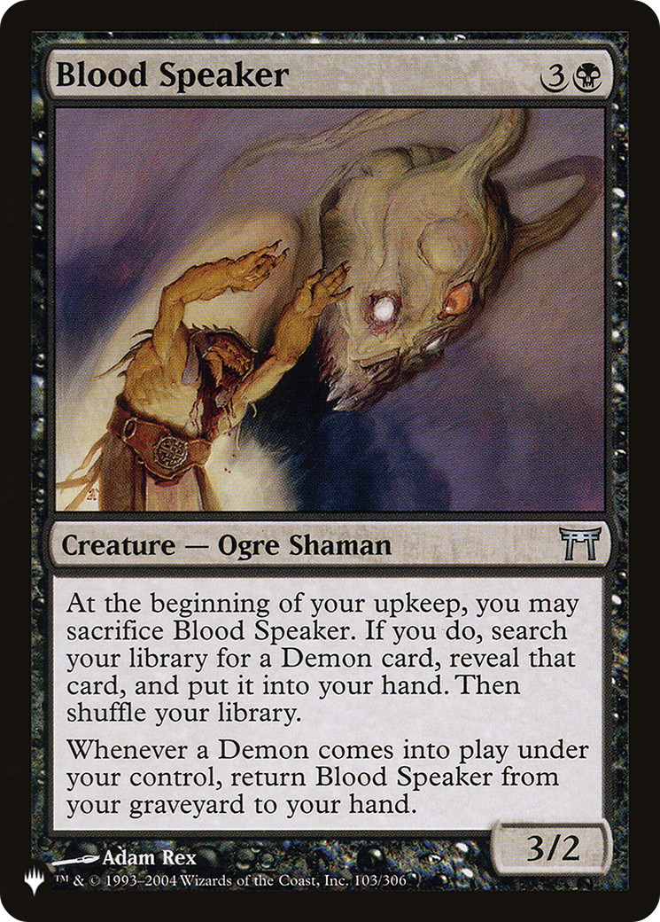 Blood Speaker [The List] - Magic: The Gathering - Card Brawlers | Quebec | Canada |
