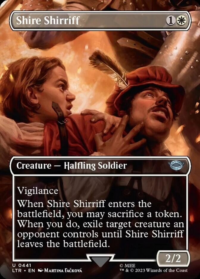 Shire Shirriff (Borderless Alternate Art) [The Lord of the Rings: Tales of Middle-Earth] - Magic: The Gathering - Card Brawlers | Quebec | Canada |