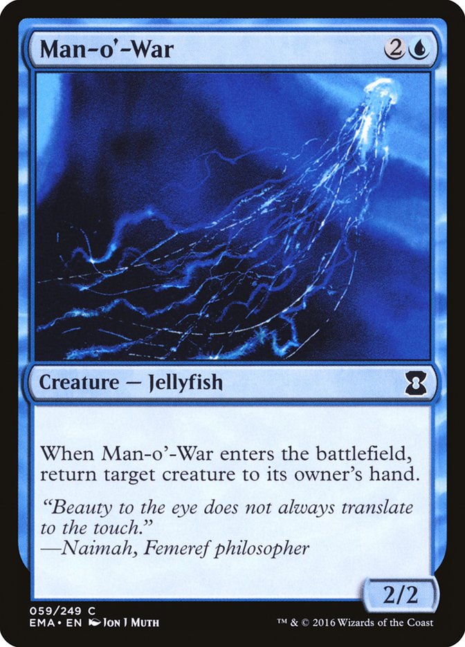Man-o'-War [Eternal Masters] - Magic: The Gathering - Card Brawlers | Quebec | Canada |