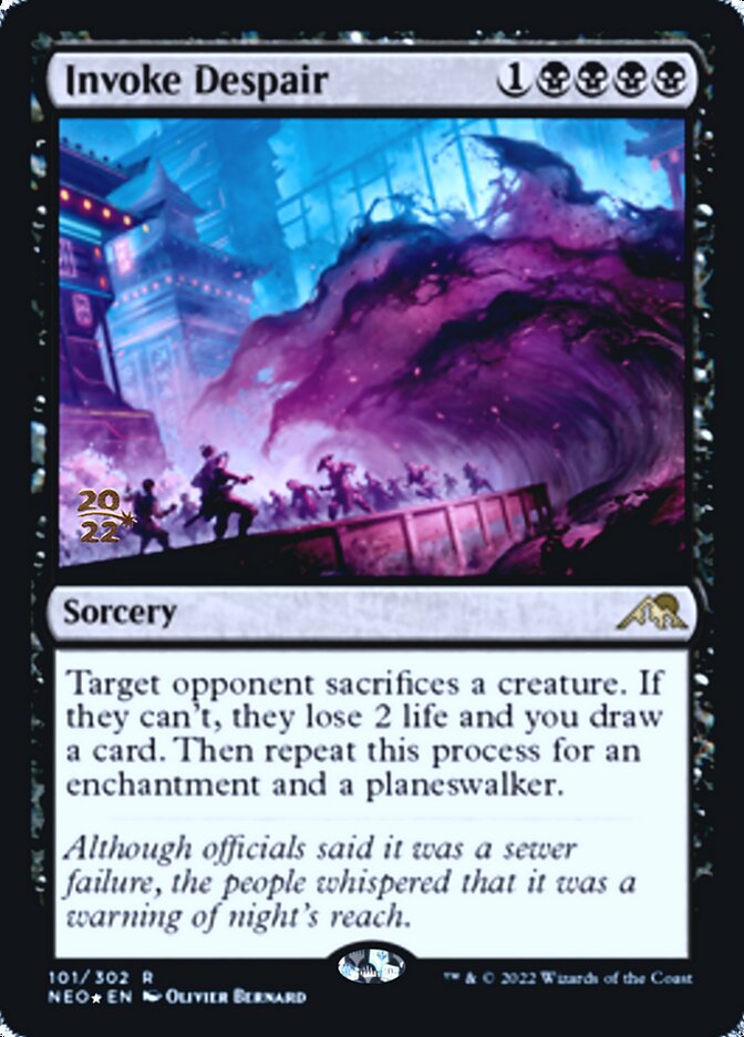 Invoke Despair [Kamigawa: Neon Dynasty Prerelease Promos] - Magic: The Gathering - Card Brawlers | Quebec | Canada |