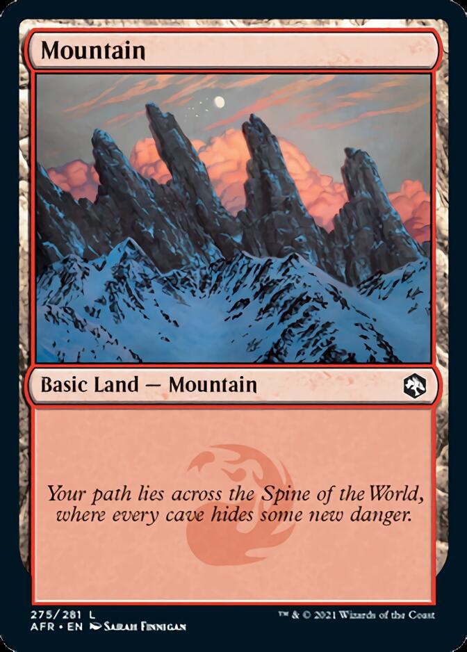 Mountain (275) [Dungeons & Dragons: Adventures in the Forgotten Realms] - Magic: The Gathering - Card Brawlers | Quebec | Canada |