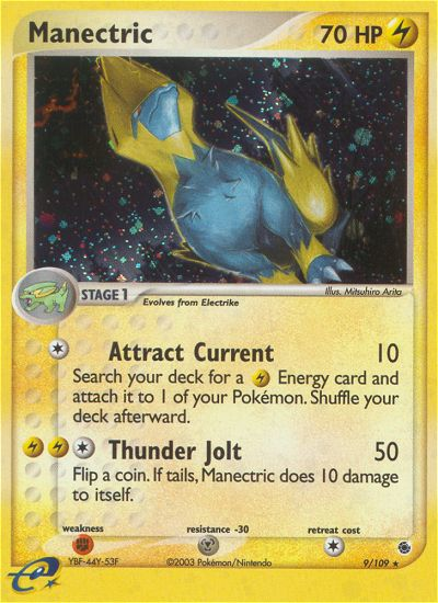 Manectric (9/109) [EX: Ruby & Sapphire] - Pokémon - Card Brawlers | Quebec | Canada |