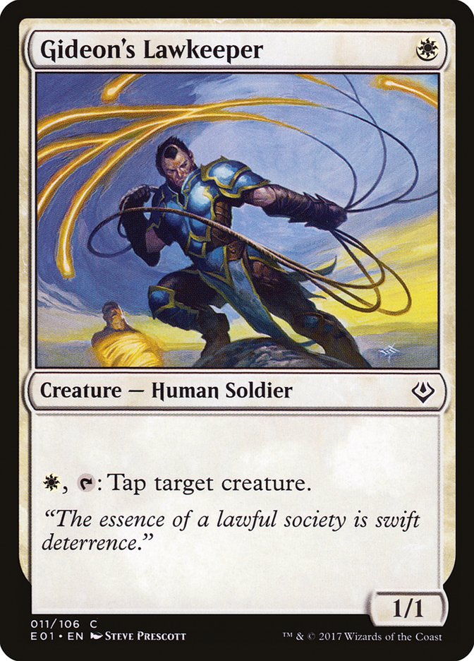 Gideon's Lawkeeper [Archenemy: Nicol Bolas] - Magic: The Gathering - Card Brawlers | Quebec | Canada |