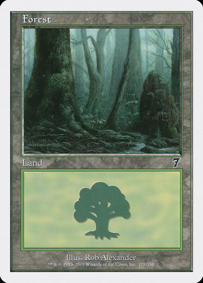 Forest (329) [Seventh Edition] - Magic: The Gathering - Card Brawlers | Quebec | Canada |