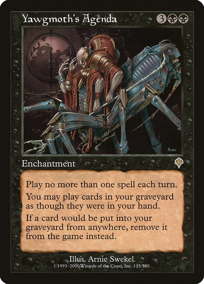 Yawgmoth's Agenda [Invasion] - Magic: The Gathering - Card Brawlers | Quebec | Canada |