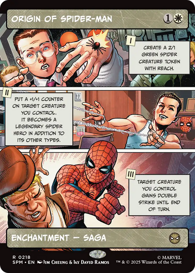 Origin of Spider-Man (Borderless) [Marvel's Spider-Man] - Magic: The Gathering - Card Brawlers | Quebec | Canada |