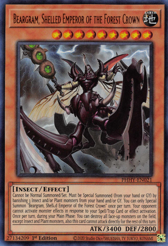 Beargram, Shelled Emperor of the Forest Crown [PHHY-EN021] Ultra Rare - Yu-Gi-Oh! - Card Brawlers | Quebec | Canada |