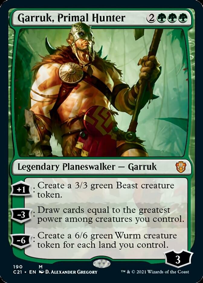 Garruk, Primal Hunter [Commander 2021] - Magic: The Gathering - Card Brawlers | Quebec | Canada |