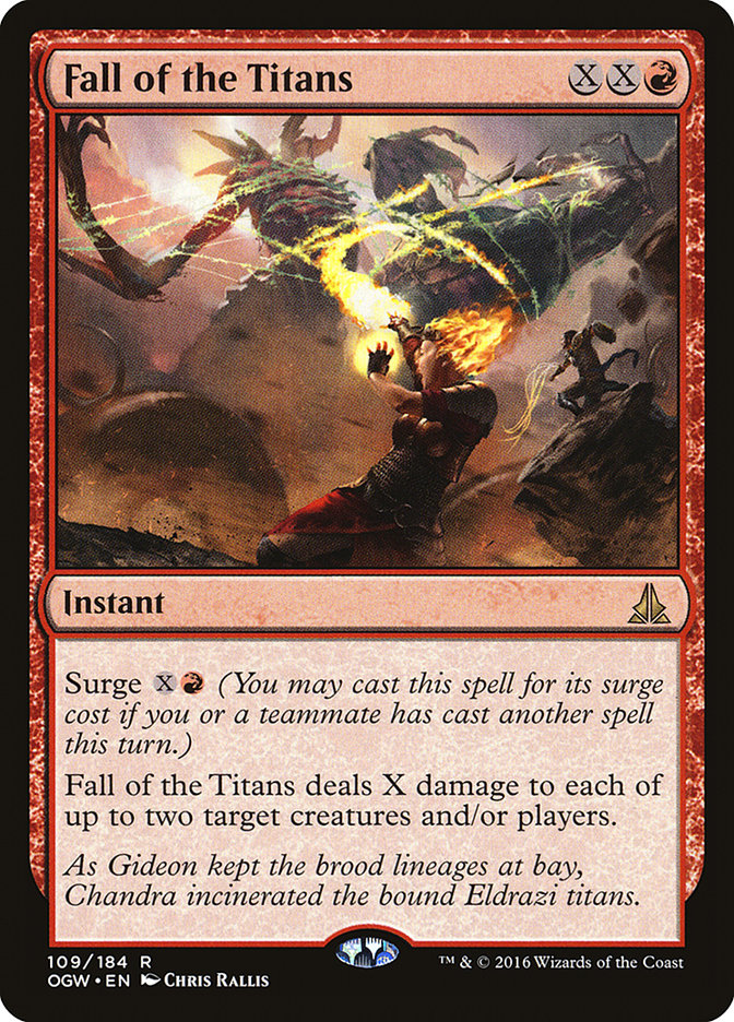 Fall of the Titans [Oath of the Gatewatch] - Magic: The Gathering - Card Brawlers | Quebec | Canada |