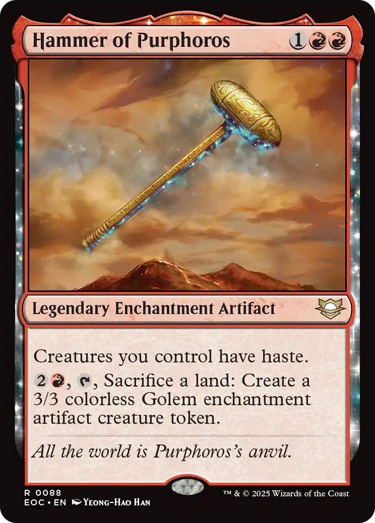 Hammer of Purphoros [Edge of Eternities Commander] - Magic: The Gathering - Card Brawlers | Quebec | Canada |