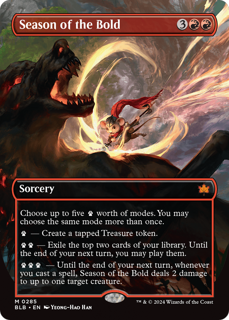 Season of the Bold (Borderless) [Bloomburrow] - Magic: The Gathering - Card Brawlers | Quebec | Canada |