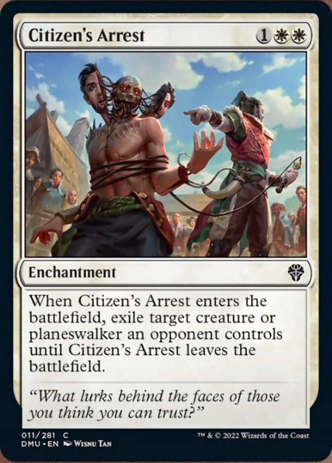 Citizen's Arrest [Dominaria United] - Magic: The Gathering - Card Brawlers | Quebec | Canada |