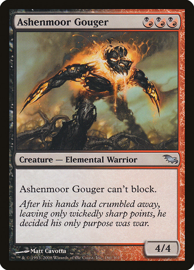 Ashenmoor Gouger [Shadowmoor] - Magic: The Gathering - Card Brawlers | Quebec | Canada |