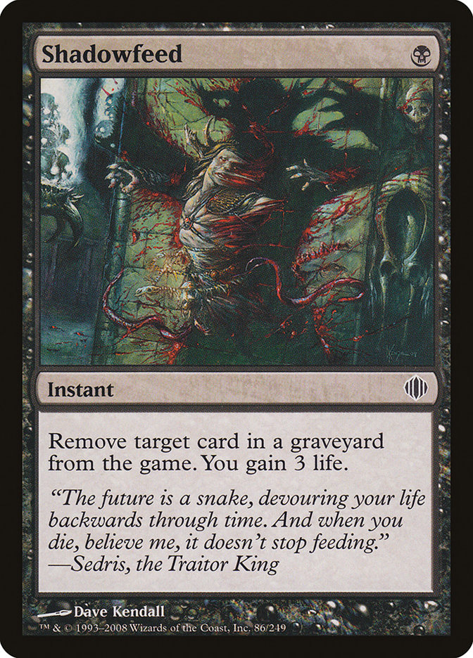 Shadowfeed [Shards of Alara] - Magic: The Gathering - Card Brawlers | Quebec | Canada |