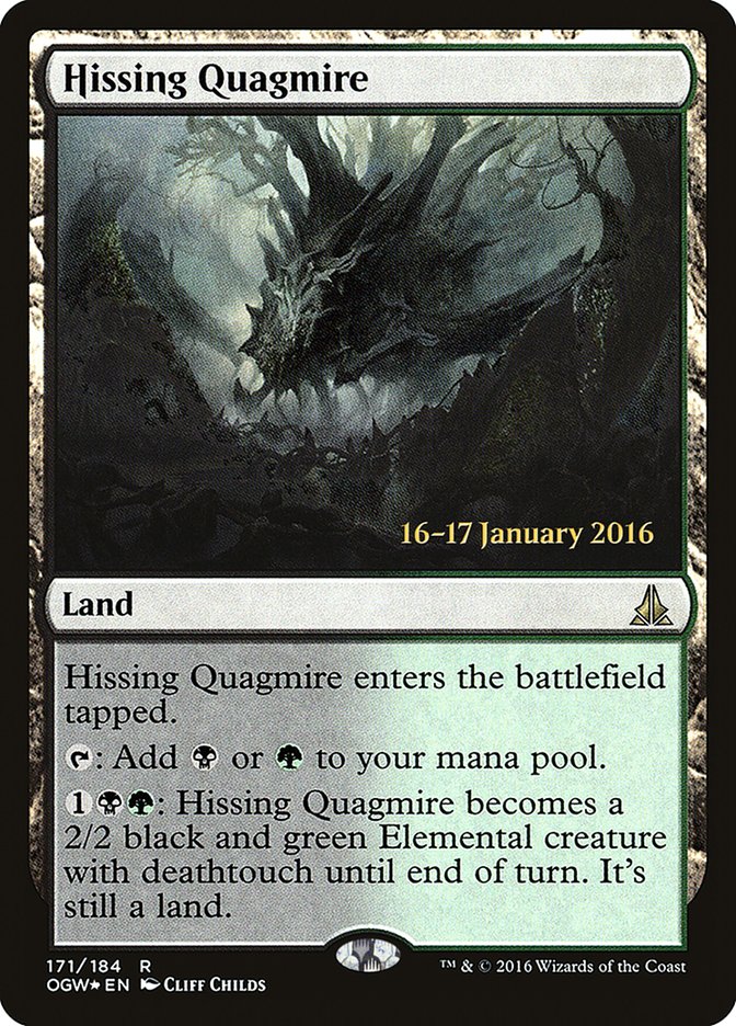 Hissing Quagmire [Oath of the Gatewatch Prerelease Promos] - Magic: The Gathering - Card Brawlers | Quebec | Canada |