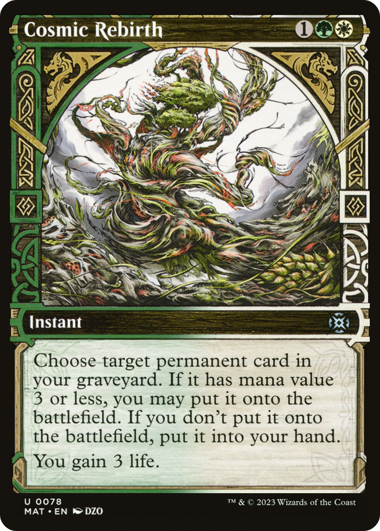 Cosmic Rebirth (Showcase) [March of the Machine: The Aftermath] - Magic: The Gathering - Card Brawlers | Quebec | Canada |