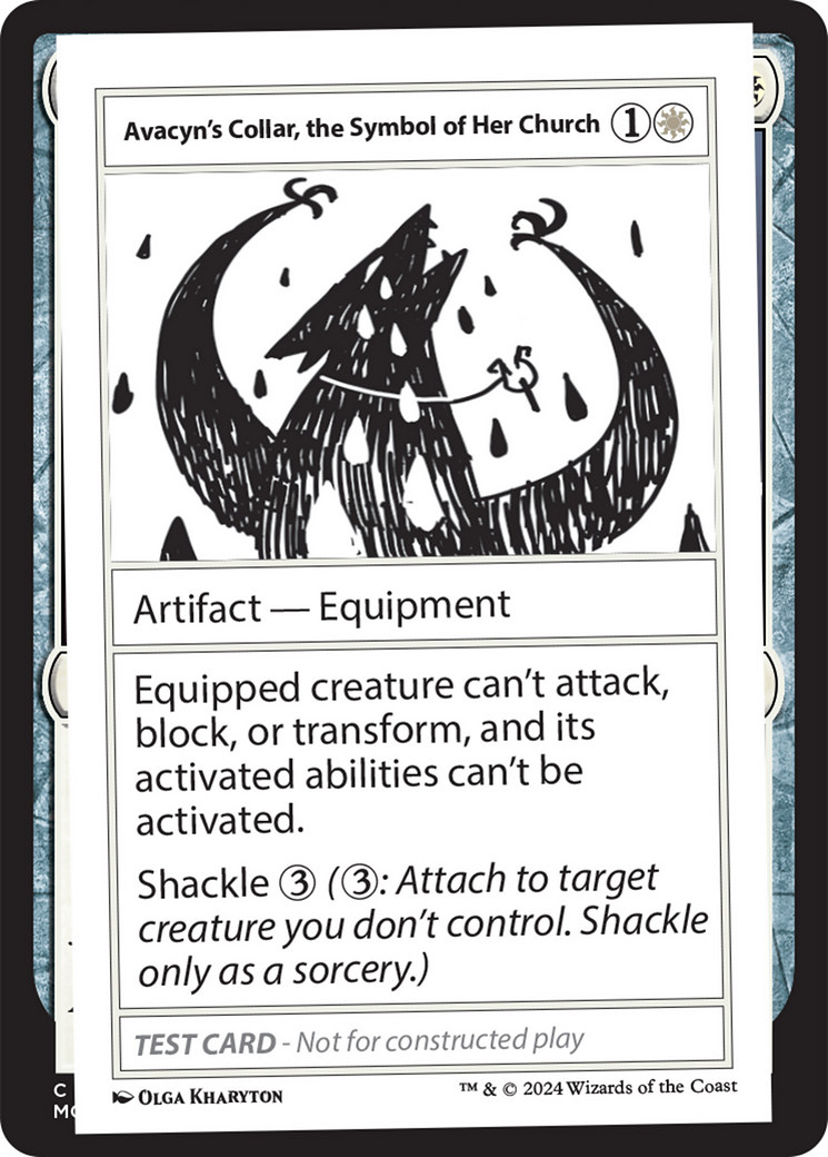 Avacyn's Collar, the Symbol of Her Church [Mystery Booster 2 Playtest Cards] - Magic: The Gathering - Card Brawlers | Quebec | Canada |