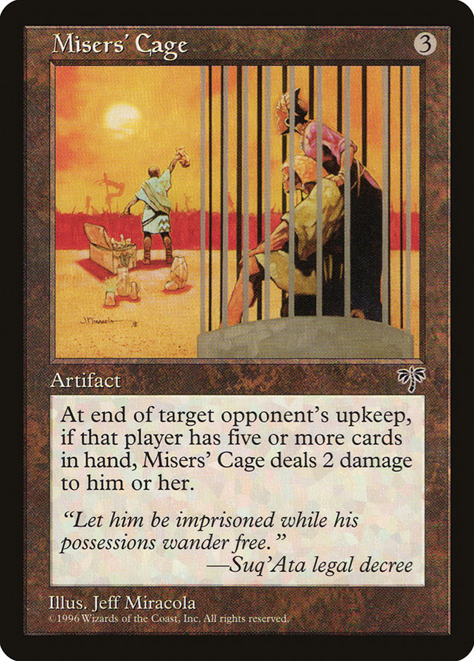 Misers' Cage [Mirage] - Magic: The Gathering - Card Brawlers | Quebec | Canada |