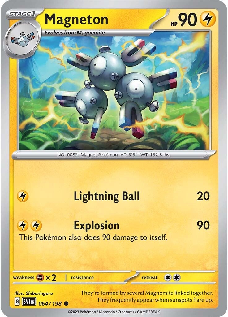 Magneton (064/198) [Scarlet & Violet: Base Set] - Pokémon - Card Brawlers | Quebec | Canada |