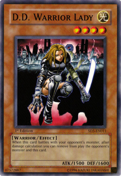 D.D. Warrior Lady [SD5-EN011] Common - Yu-Gi-Oh! - Card Brawlers | Quebec | Canada |