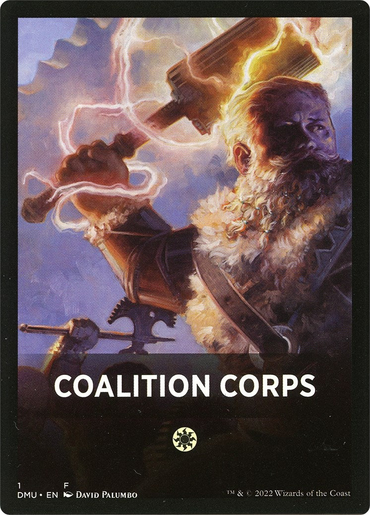Coalition Corps Theme Card [Dominaria United Tokens] - Magic: The Gathering - Card Brawlers | Quebec | Canada |