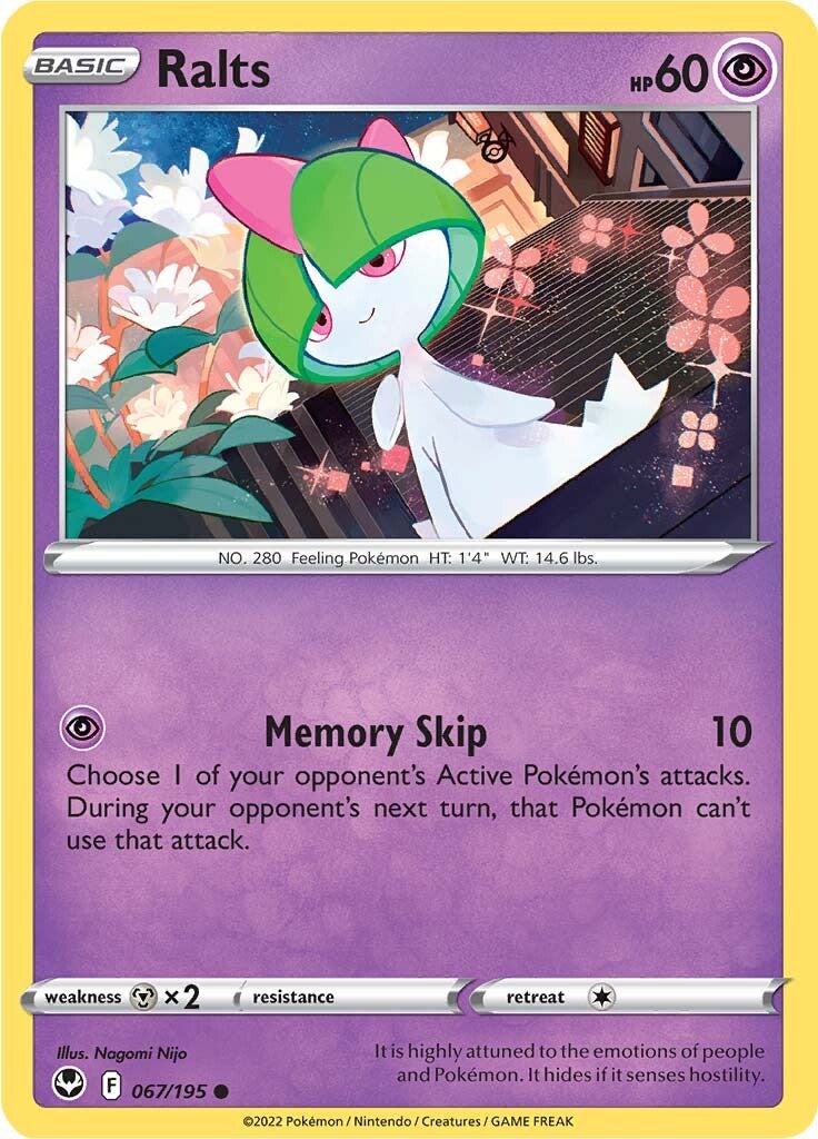 Ralts (067/195) [Sword & Shield: Silver Tempest] - Pokémon - Card Brawlers | Quebec | Canada |