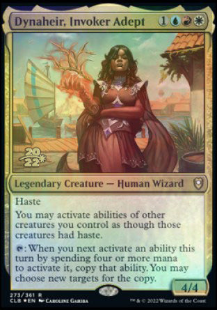Dynaheir, Invoker Adept [Commander Legends: Battle for Baldur's Gate Prerelease Promos] - Magic: The Gathering - Card Brawlers | Quebec | Canada |