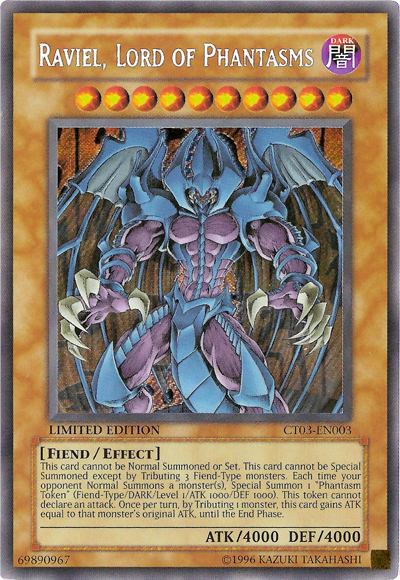 Raviel, Lord of Phantasms [CT03-EN003] Secret Rare - Yu-Gi-Oh! - Card Brawlers | Quebec | Canada |