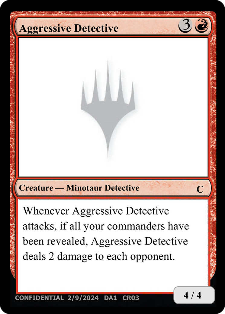 Aggressive Detective [Unknown Event] - Magic: The Gathering - Card Brawlers | Quebec | Canada |