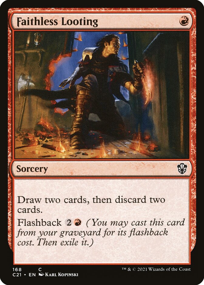 Faithless Looting [Commander 2021] - Magic: The Gathering - Card Brawlers | Quebec | Canada |