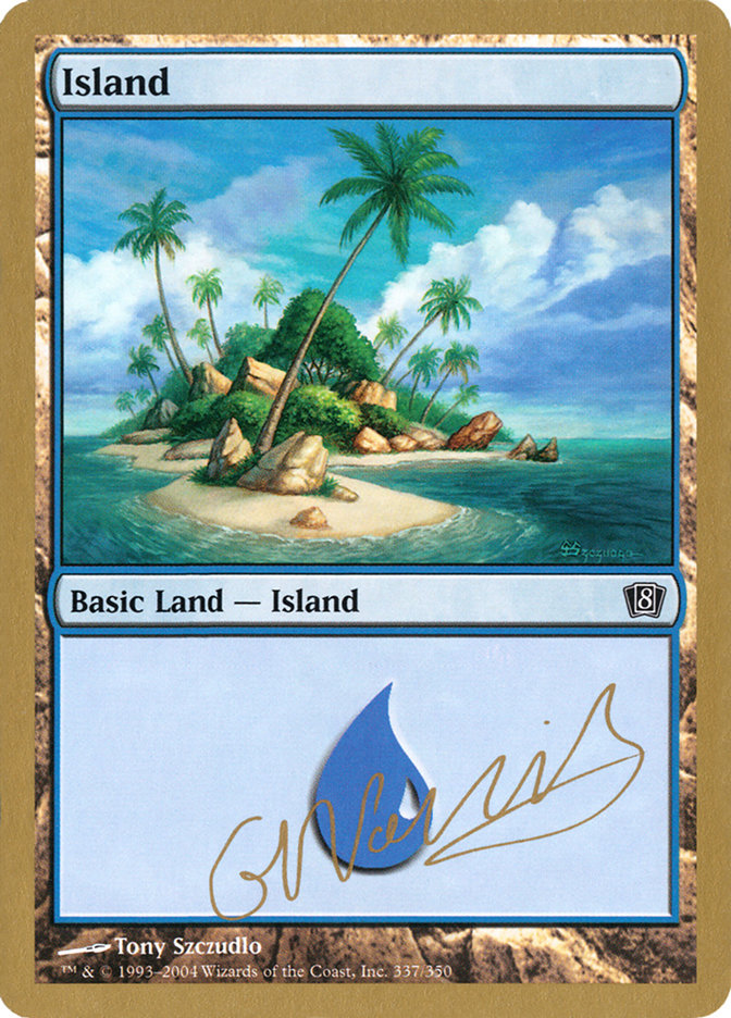 Island (gn337) (Gabriel Nassif) [World Championship Decks 2004] - Magic: The Gathering - Card Brawlers | Quebec | Canada |