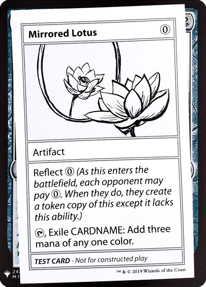 Mirrored Lotus [Mystery Booster Playtest Cards] - Magic: The Gathering - Card Brawlers | Quebec | Canada |