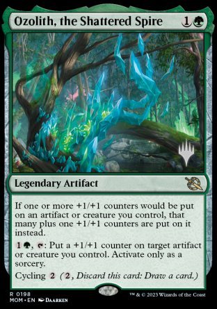 Ozolith, the Shattered Spire (Promo Pack) [March of the Machine Promos] - Magic: The Gathering - Card Brawlers | Quebec | Canada |