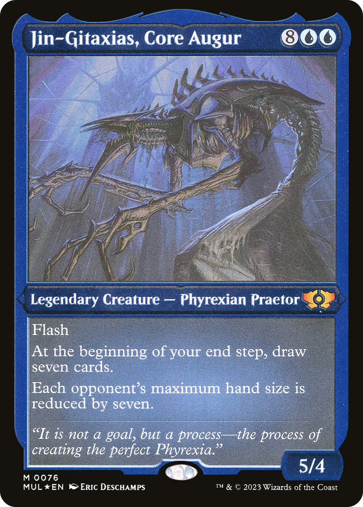Jin-Gitaxias, Core Augur (Foil Etched) [Multiverse Legends] - Magic: The Gathering - Card Brawlers | Quebec | Canada |