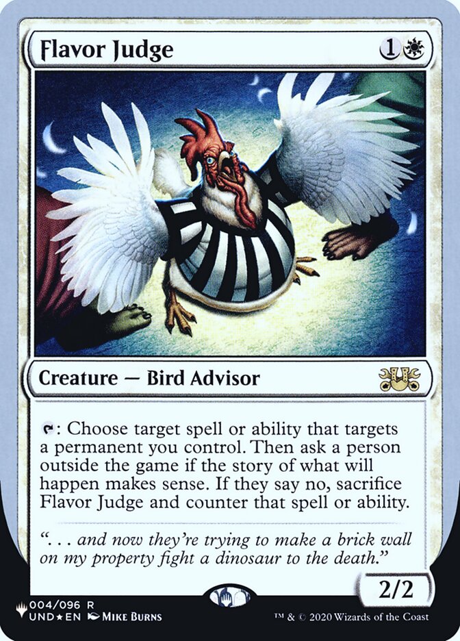 Flavor Judge (Unfinity Foil Edition) [The List] - Magic: The Gathering - Card Brawlers | Quebec | Canada |