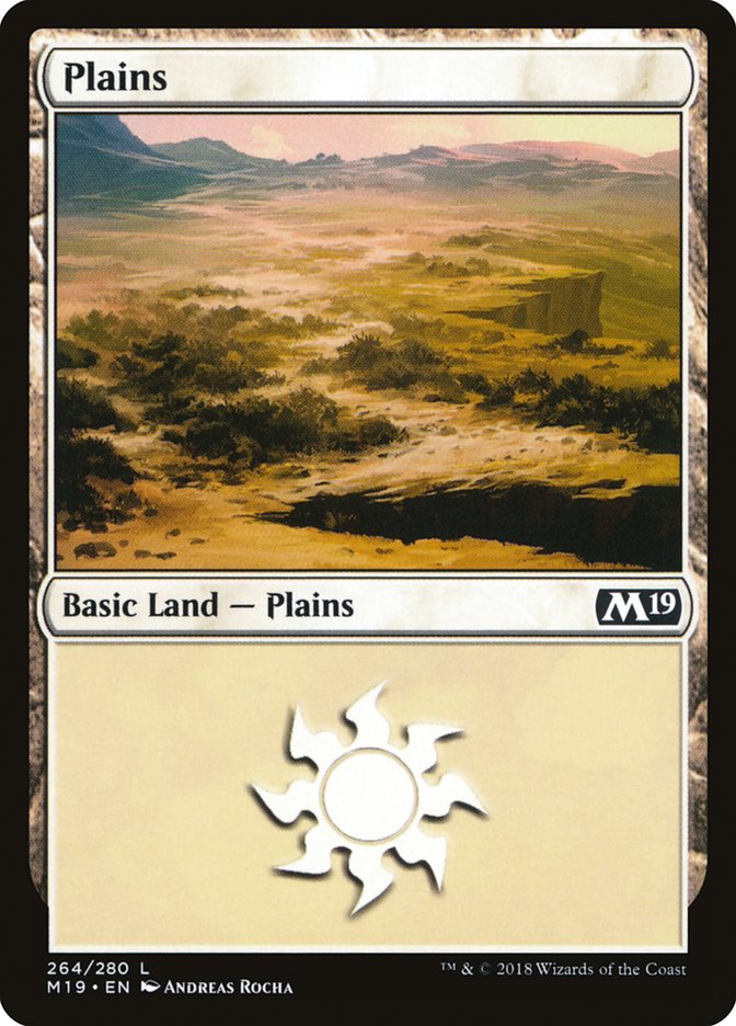 Plains (264) [Core Set 2019] - Magic: The Gathering - Card Brawlers | Quebec | Canada |