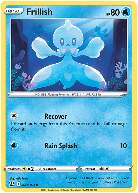 Frillish (041/163) [Sword & Shield: Battle Styles] - Pokémon - Card Brawlers | Quebec | Canada |