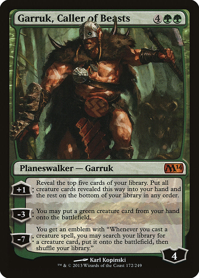 Garruk, Caller of Beasts [Magic 2014] - Magic: The Gathering - Card Brawlers | Quebec | Canada |