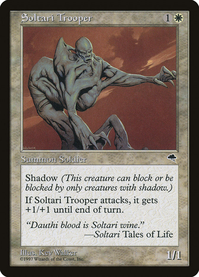 Soltari Trooper [Tempest] - Magic: The Gathering - Card Brawlers | Quebec | Canada |
