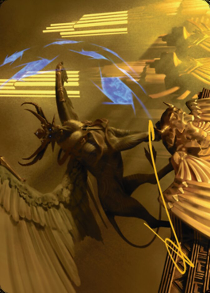 Raffine, Scheming Seer Art Card (Gold-Stamped Signature) [Streets of New Capenna Art Series] - Magic: The Gathering - Card Brawlers | Quebec | Canada |