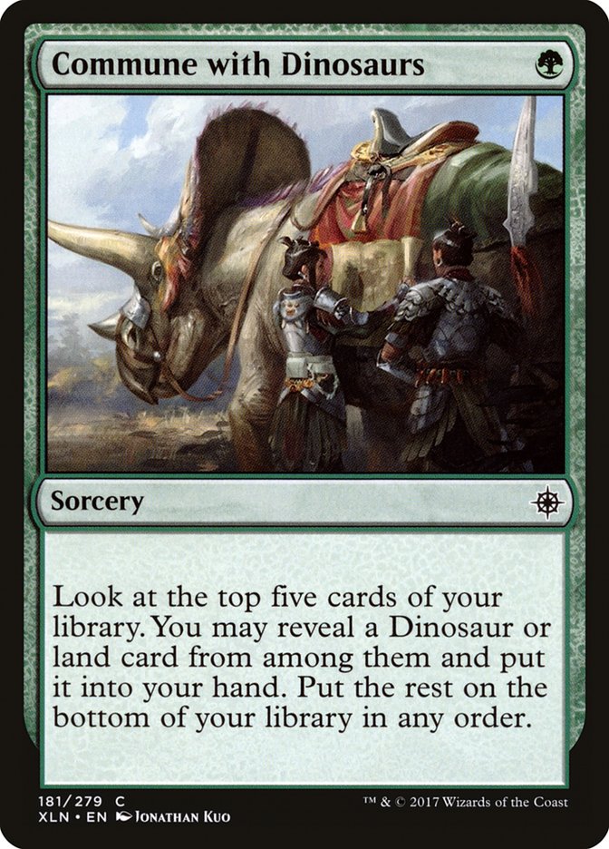 Commune with Dinosaurs [Ixalan] - Magic: The Gathering - Card Brawlers | Quebec | Canada |