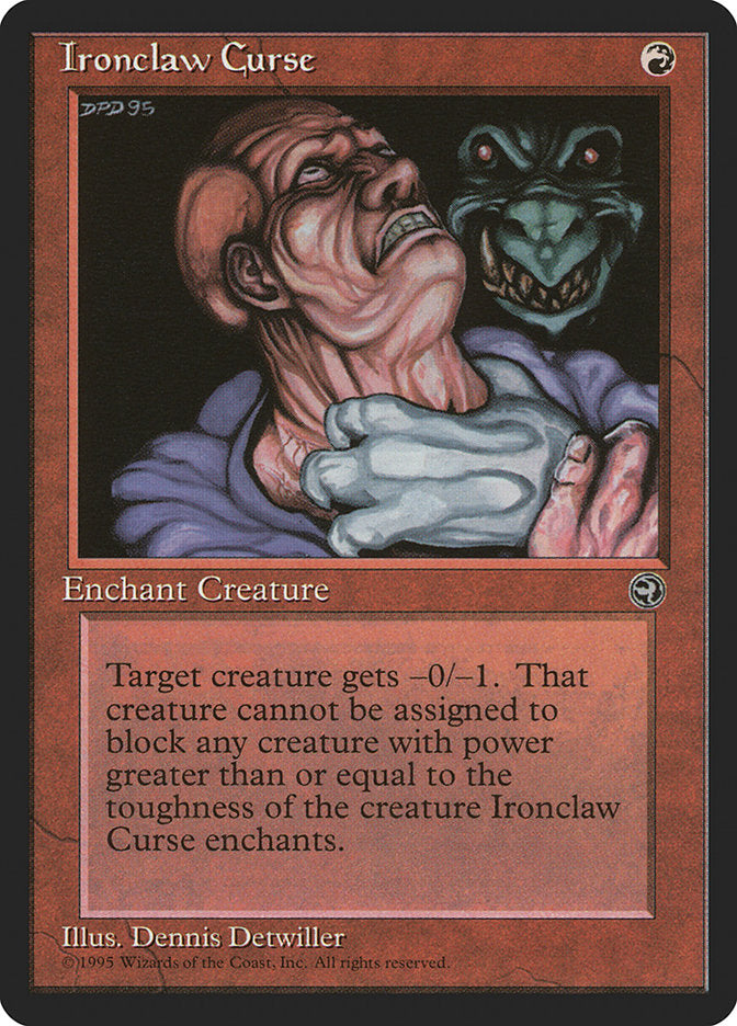 Ironclaw Curse [Homelands] - Magic: The Gathering - Card Brawlers | Quebec | Canada |