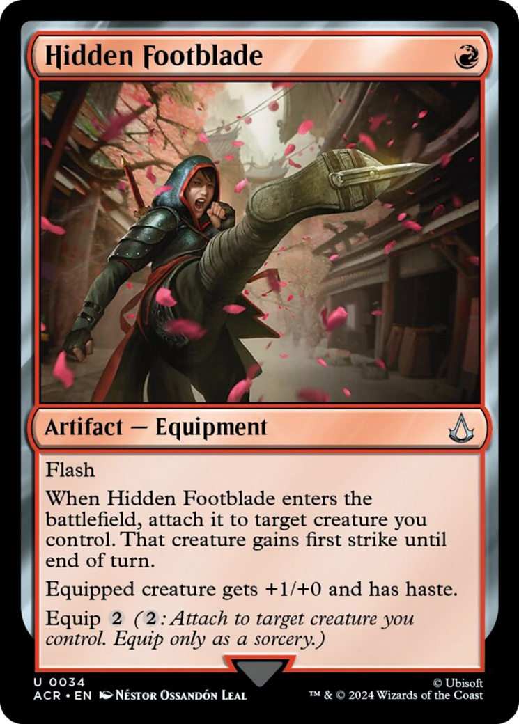 Hidden Footblade [Assassin's Creed] - Magic: The Gathering - Card Brawlers | Quebec | Canada |