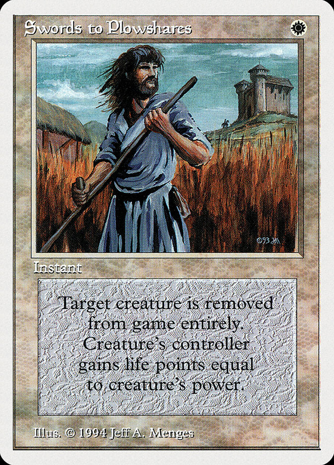 Swords to Plowshares [Summer Magic / Edgar] - Magic: The Gathering - Card Brawlers | Quebec | Canada |