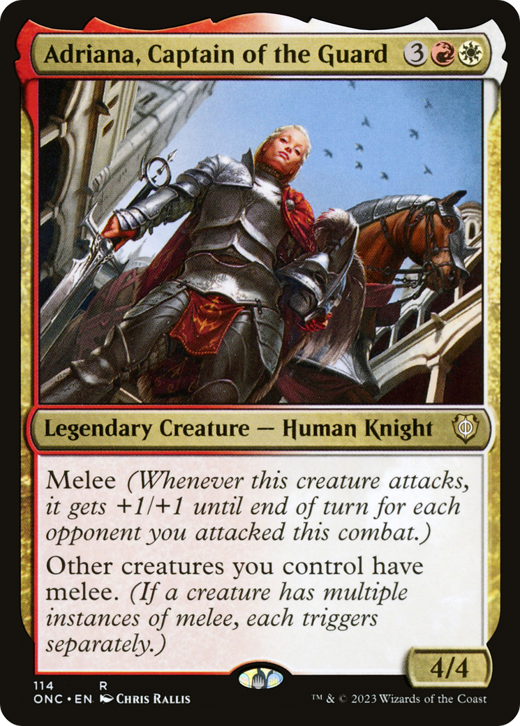 Adriana, Captain of the Guard [Phyrexia: All Will Be One Commander] - Magic: The Gathering - Card Brawlers | Quebec | Canada |