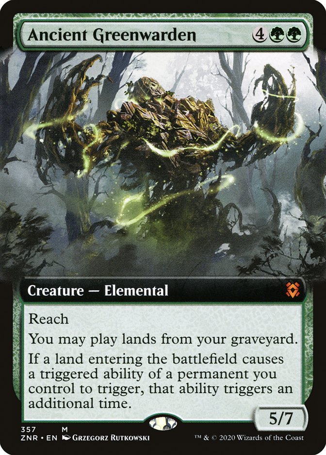 Ancient Greenwarden (Extended Art) [Zendikar Rising] - Magic: The Gathering - Card Brawlers | Quebec | Canada |