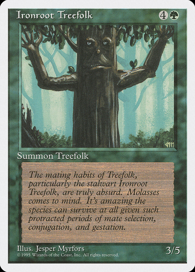 Ironroot Treefolk [Fourth Edition] - Magic: The Gathering - Card Brawlers | Quebec | Canada |
